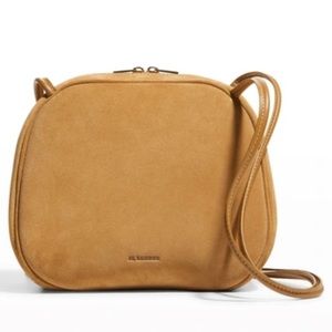 Jil Sander suede leather bag